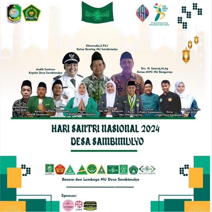 Ranting Dan Banom NU Sambimulyo Peringati Hari Santri Nasional Gelar Liga Santri Dan Kirab Santri