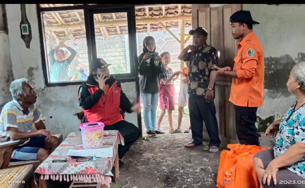 BPBD dan Pemdes Sambimulyo Segera Perbaiki Rumah Mbah Nan