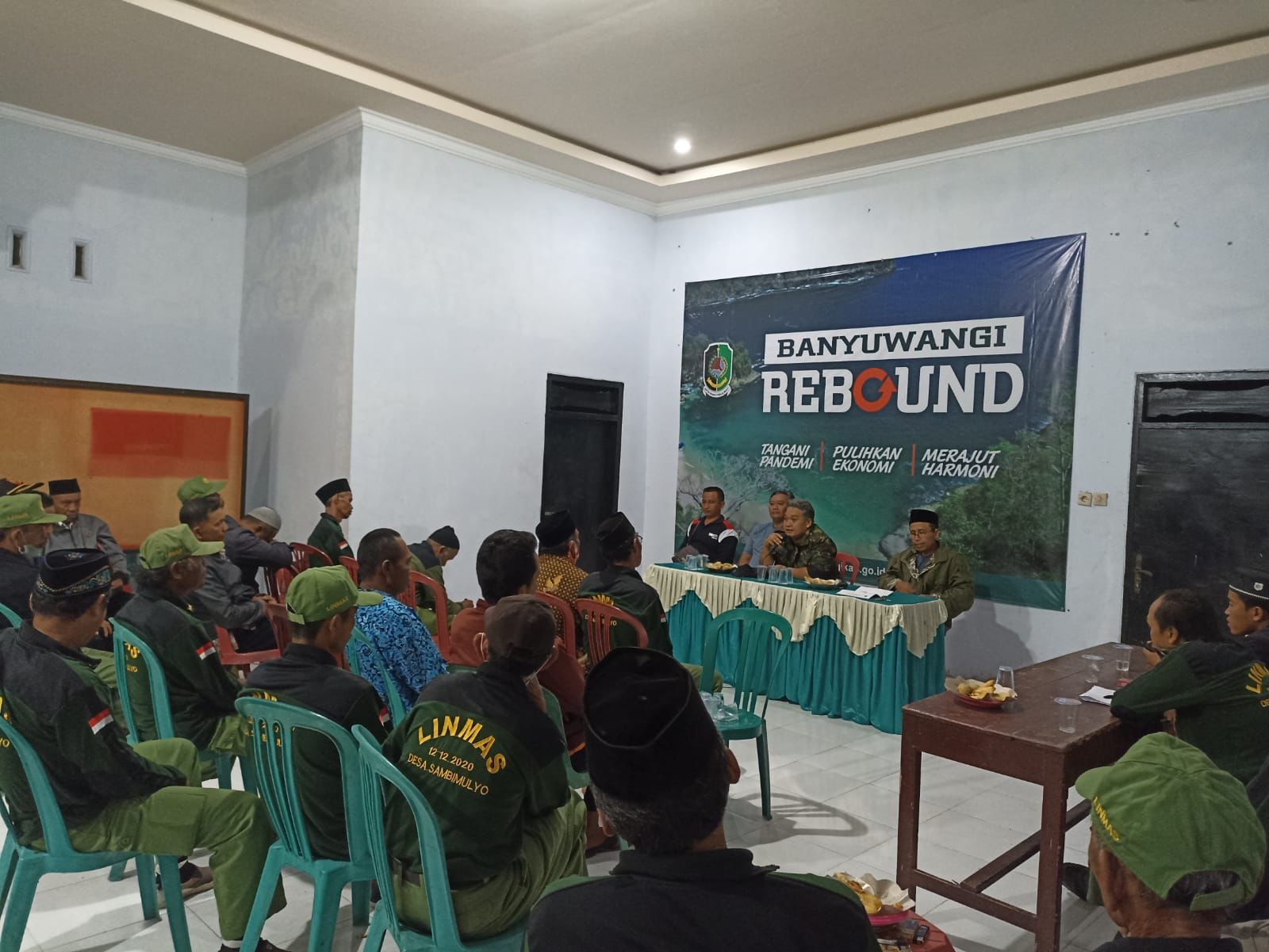 Pemdes, Linmas Dan Masyarakat Sambimulyo Siap Amankan Serta Semarakkan Indonesian National Championship 2022