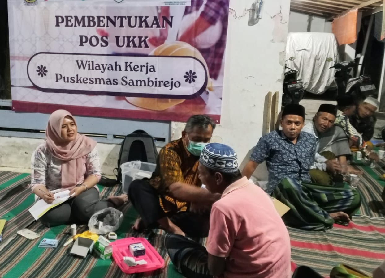 Pembentukan Pos UKK Tingkatkan Kesadaran Kesehatan para Pekerja dan Petani Sambimulyo