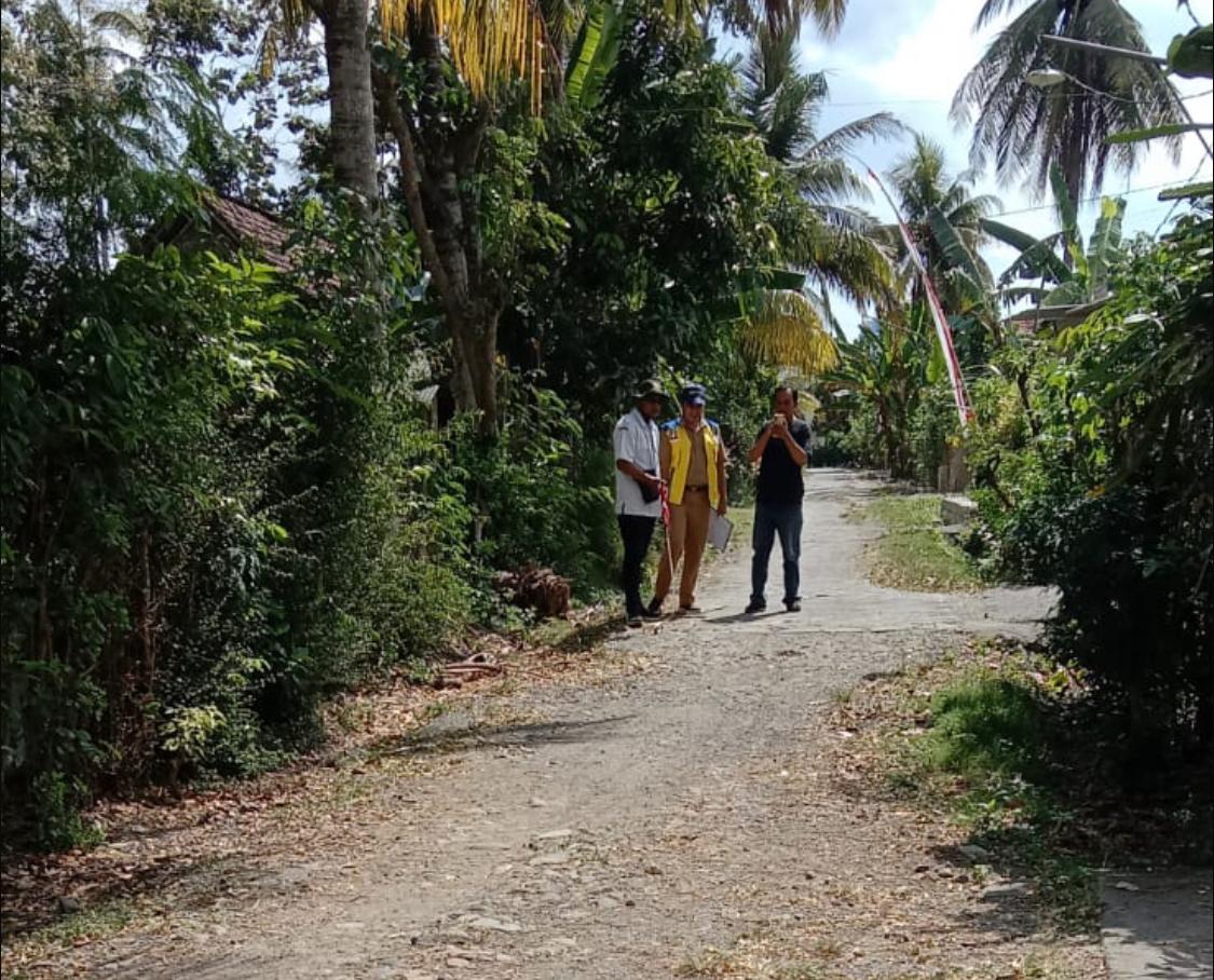 Dinas PU Kabupaten Banyuwangi Lakukan MC 0 untuk Program Pavingisasi di Dusun Sambirejo Sambimulyo