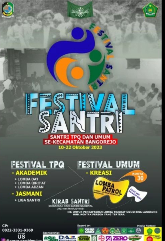 Festival-Santri-Se-Kecamatan-Bangorejo-dalam-rangka-menyambut-Hari-Santri-2023