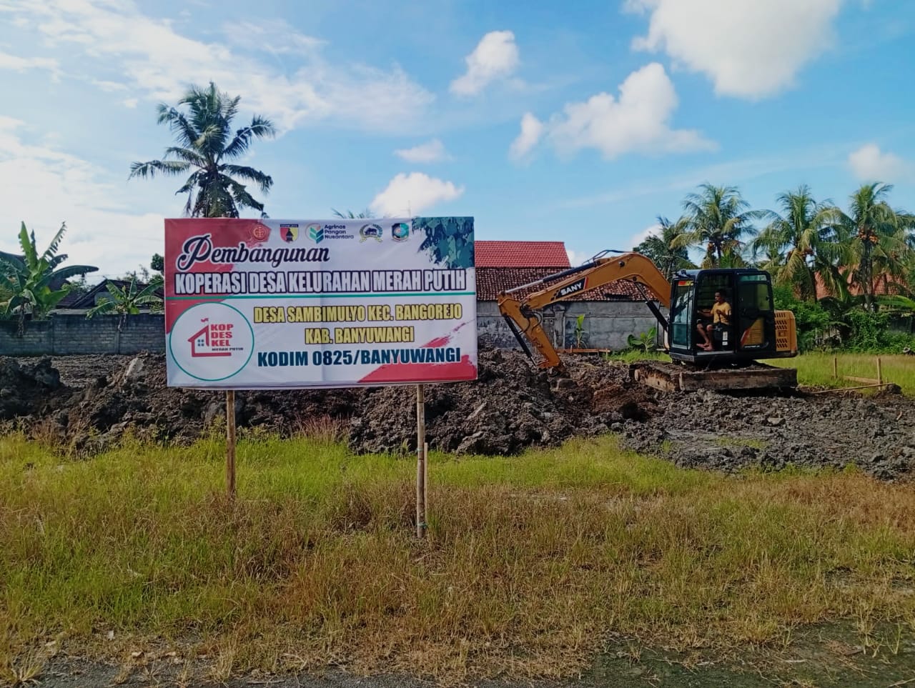 Pembangunan-Koperasi-Desa-Merah-Putih-Desa-Sambimulyo-Dimulai