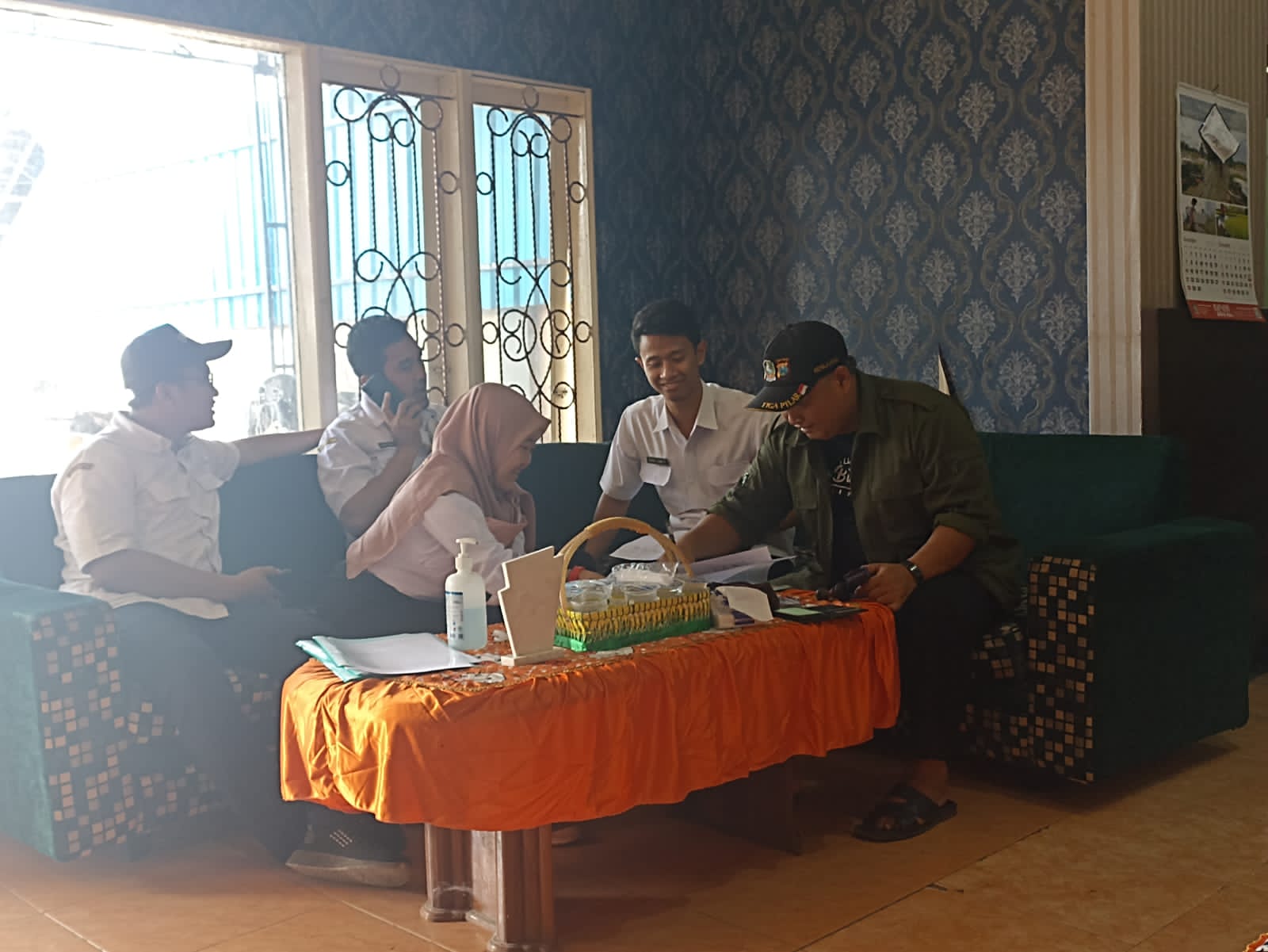 Dinas-Pekerjaan-Umum-Survei-5-Titik-Jalan-Di-Sambimulyo-Yang-Akan-Di-Paving-Antaranya