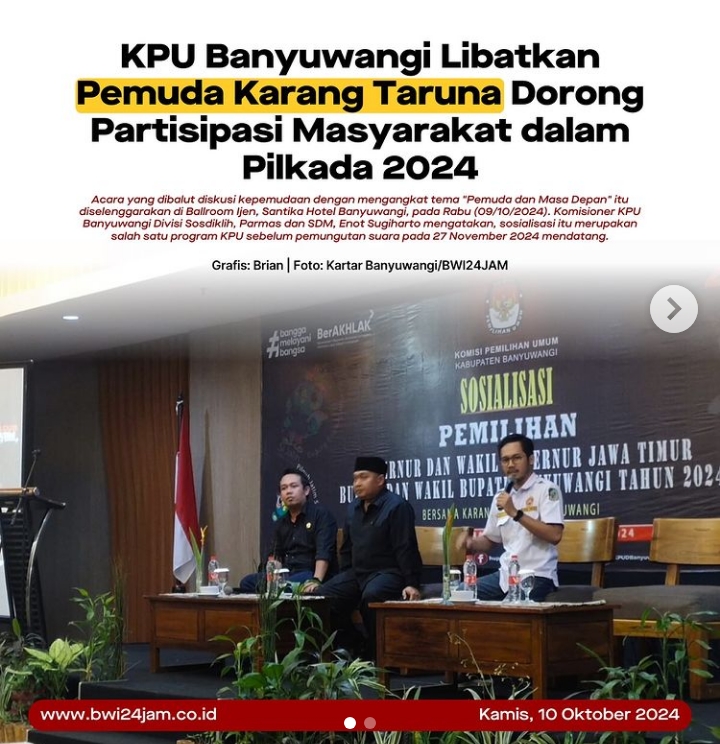 KPU-Banyuwangi-Libatkan-Pemuda-Karang-Taruna-Dorong-Partisipasi-Masyarakat-dalam-Pilkada-Tahun-2024