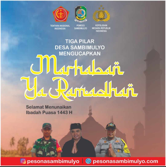 Tiga-Pilar-Desa-Sambimulyo-Mengucapkan-Marhaban-Ya-Ramadhan