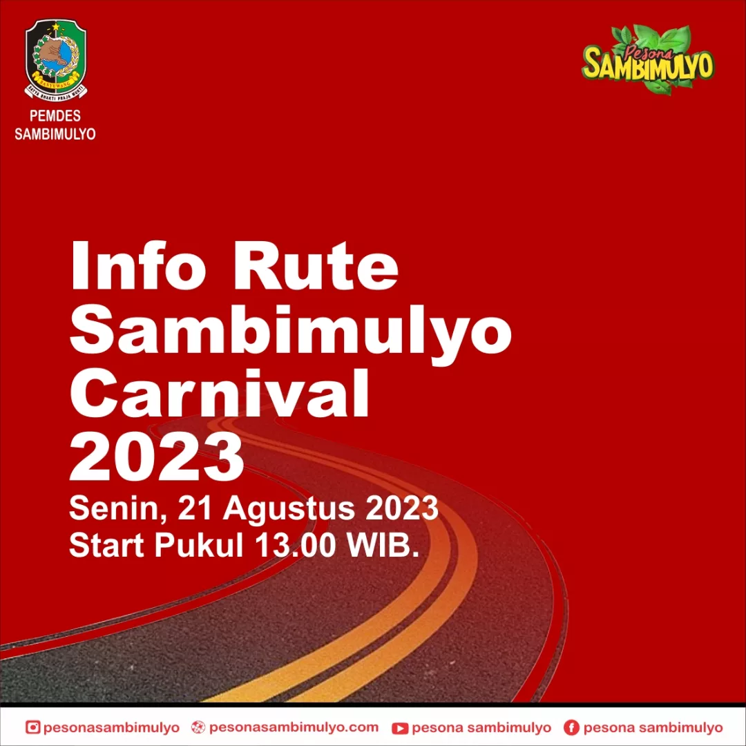 Siap---Siap,-Besok-Ada-Karnaval-Di-Sambimulyo,-Ini-Rute-Jalan-Alternatifnya