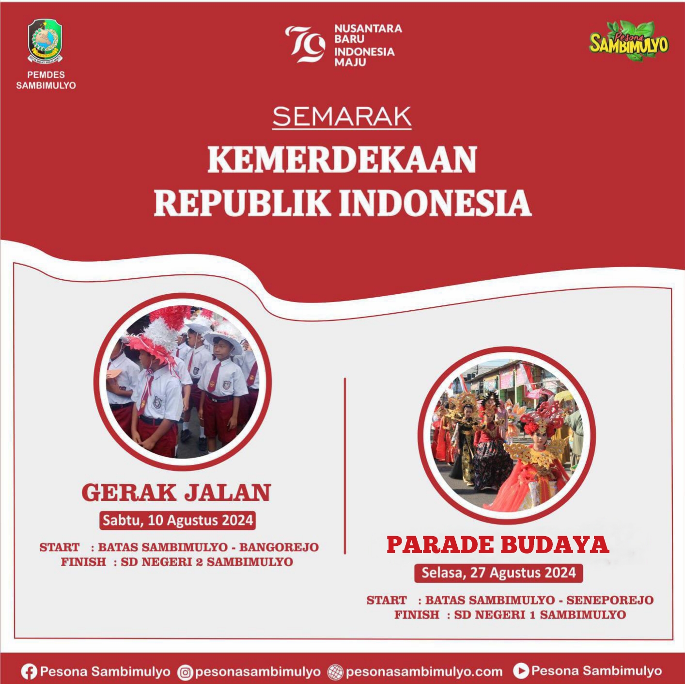 Resmi,-Ada-Gerak-Jalan-dan-Parade-Budaya-Nusantara-di-Desa-Sambimulyo,-Berikut-Jadwalnya